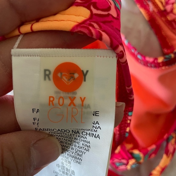 Girls Roxy one piece bikini top NWOT - Picture 5 of 7